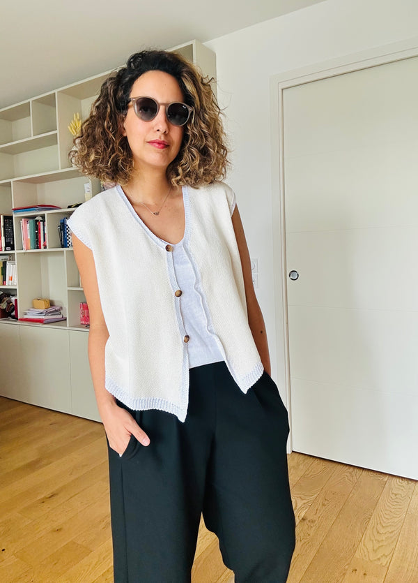 Gilet Nino - Ecru