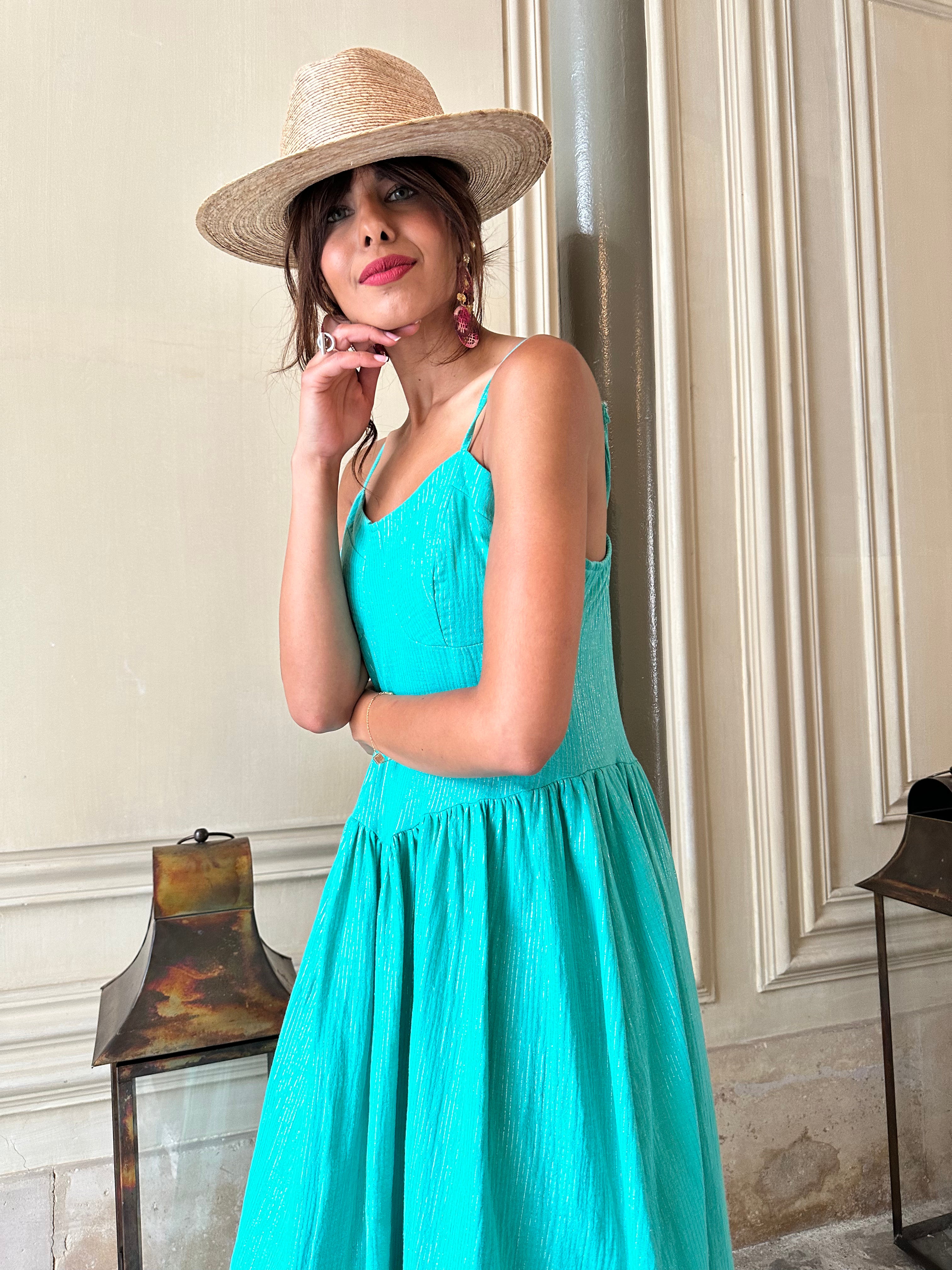 Lucia Dress - Turquoise