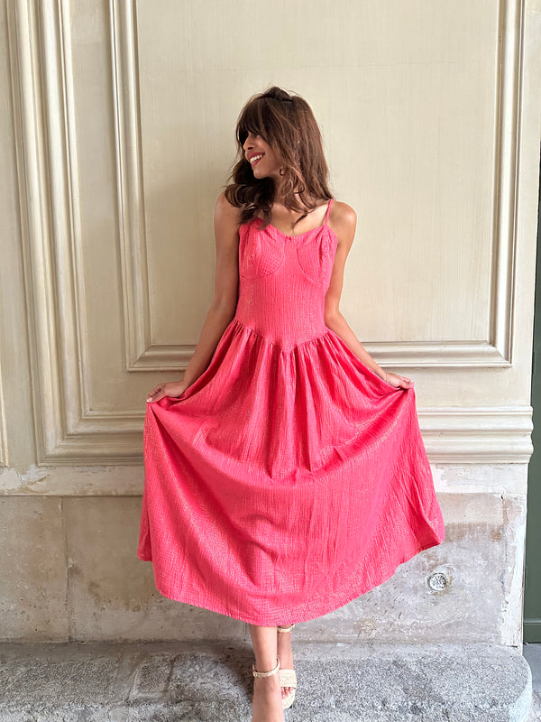 Lucia Dress - Fuchsia