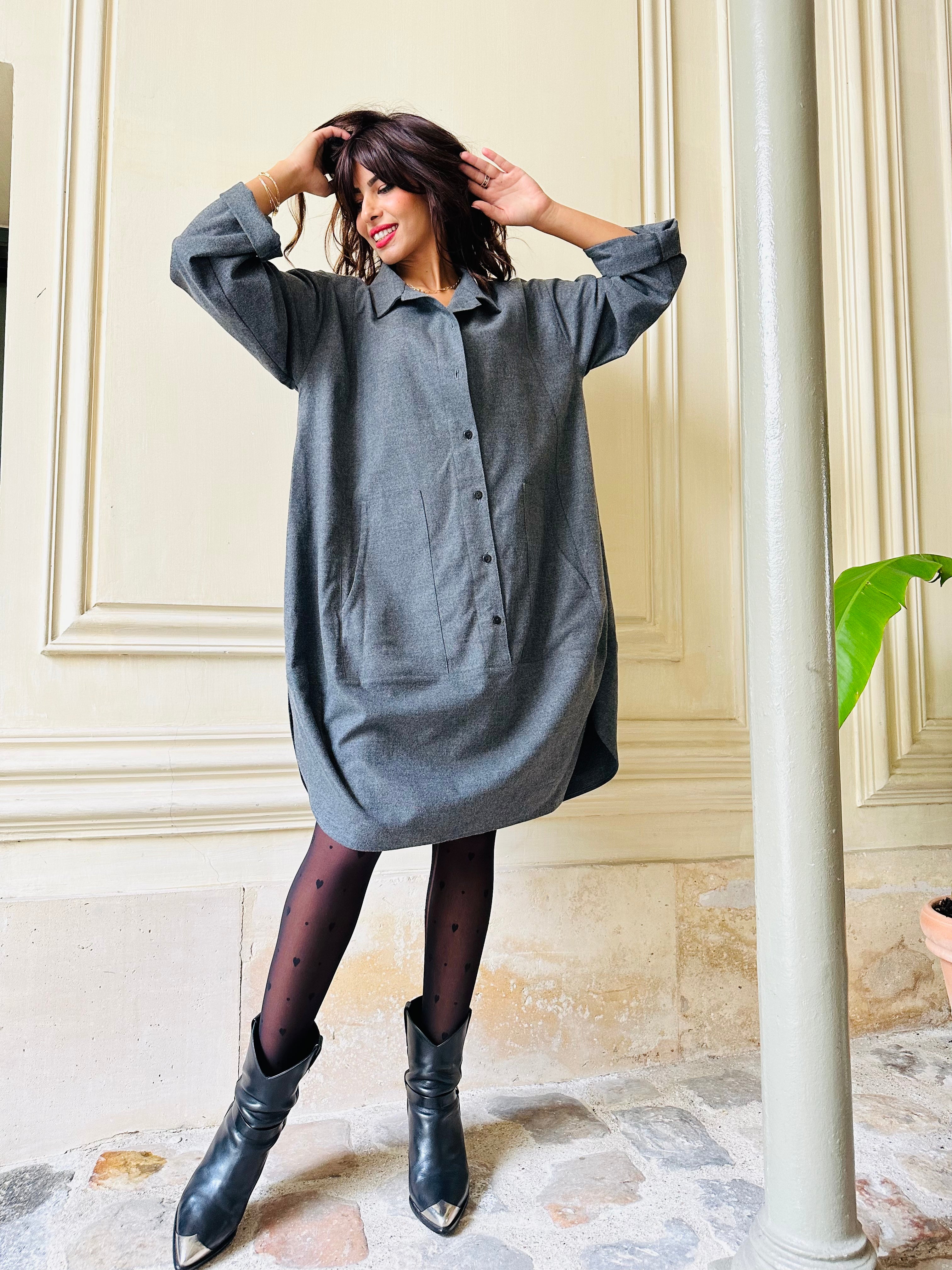 Robe Luna - Gris chine