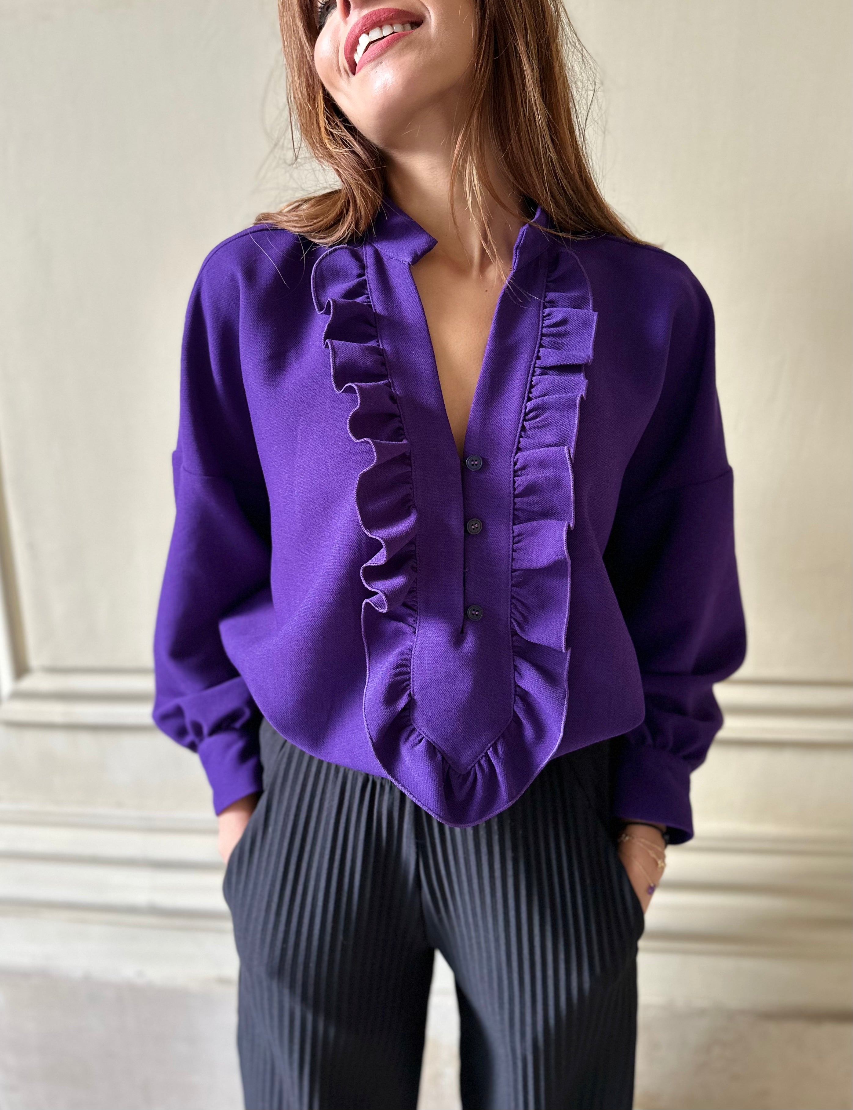 Sia blouse - Violet